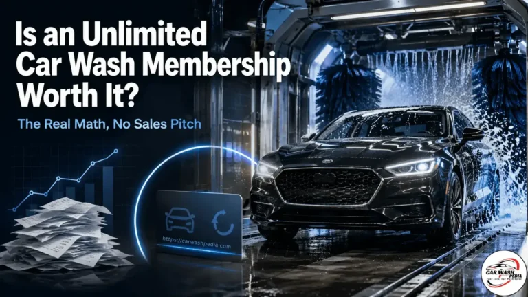 Is an Unlimited Car Wash Membership Worth It? Real Math-No Sales Pitch