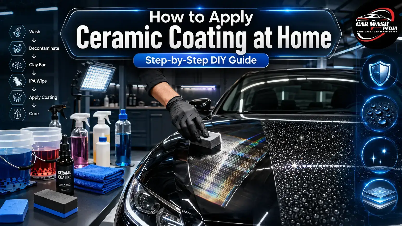 How to Apply Ceramic Coating at Home Correctly